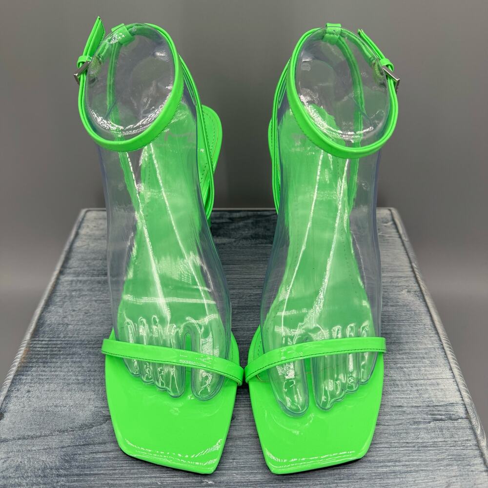 NEW Marc Fisher LTD Women’s Arthur Ankle Strap High Heel Sandals Green Size 6.5M - Picture 3 of 10